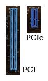 Ports PCI et PCIe